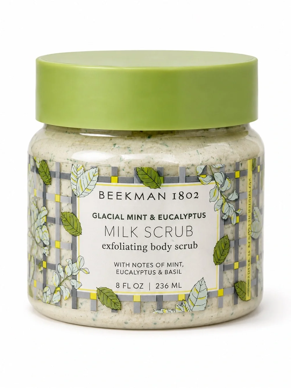 Beekman 1802 Glacial Mint & Eucalyptus Milk Scrub Exfoliating Body Scrub 8oz NWT